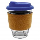 Carlo Glass Coffee Cup - Cork Band