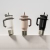 Stainless steel straw thermos cup