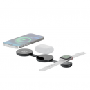 Folding three - in - one magnetic wireless charger
