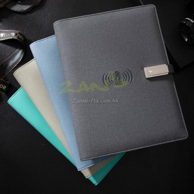 Wireless charging notebook