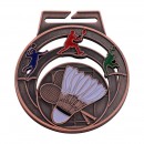 Badminton Metal Medal