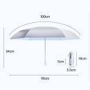 迷你鈦銀晴雨兩用傘