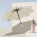 Round-corner fully automatic folding umbrella