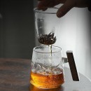 Shanhai Tea Glass Tea Cup With Wooden Handle