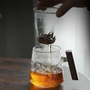 山海茶木柄玻璃泡茶杯