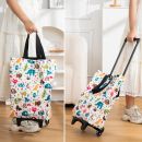 便攜式可折疊拉杆購物車