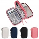 Double-layer data cable mobile power earphone storage bag