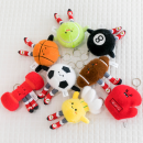 Sports series plush doll keychains