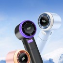 Multi-angle rotating and folding handheld fan