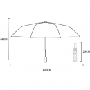 Round-corner fully automatic folding umbrella