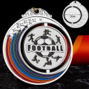Football Metal Medal