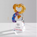 Glass Crystal Trophy