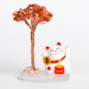 招财猫水晶树