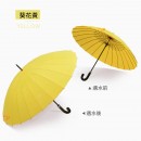 Water Activated Color Changing Flower Print Straight Umbrella