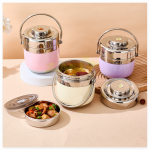 不鏽鋼雙層真空飯盒