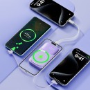 磁吸雙線快充移動電源