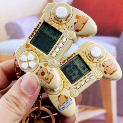 卡皮巴拉遊戲機鑰匙扣
