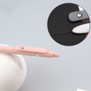 低重心钢珠笔夹中性笔