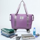 Large Capacity Universal Wheel Dry And Wet Separation Expandable Waterproof Luggage Bag