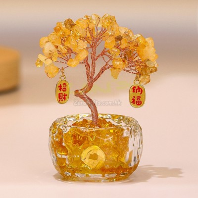 盆景水晶树