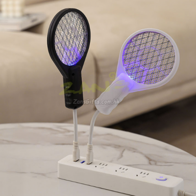 USB Portable Mosquito Racket with Mosquito Lure, 2-in-1