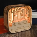 Wood Carving Lamp