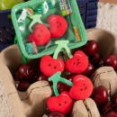Fruit and vegetable platter plush pendant
