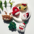 聖誕毛絨胸針/掛件