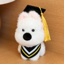 West Highland White Terrier Plush Graduation Doll