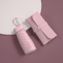 Pocket Leather Bag Ultralight Umbrella