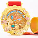 Customized Horse Year Metal Quicksand Medal