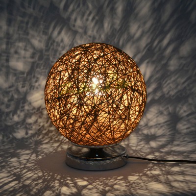 Twine Rattan Table Lamp