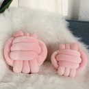 三股編織水晶絨抱枕