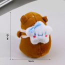 Capybara plush doll keychain