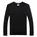 Pure Color Long Sleeve Polo Shirt