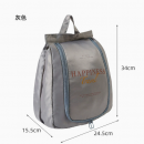 Three dimensional large capacity shoe bag