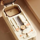 1-into-2, 3 & 4 Compartment Pill Cutter, Grinder and Pill Box 1-into-2, 3 & 4 Compartment Pill Cutter, Grinder and Pill Box