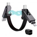 磁吸四合一數據線鑰匙扣