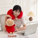 馬年u型枕抱枕頸枕二合一