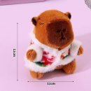 Capybara plush doll keychain