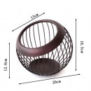 Coffee Capsule Fruit Wrought Iron Storage Basket