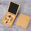 High-Grade Stainless Steel Bottle Opener Set With Bamboo Box