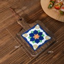 陶瓷實木杯墊隔熱墊