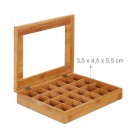 Wooden Capsule Storage Box