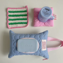 Tissue and wet wipe storage bag