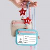 Contrast color soft shell card holder