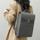 日韓風優雅電腦PU磨砂雙肩包