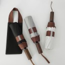 手提式撞色彩胶自动伞