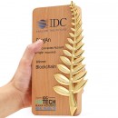 Wooden Trophy with Palm leaves