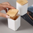 Bamboo Lid Toothpick Holder